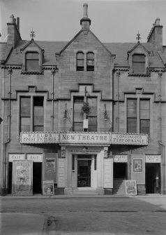 View of principal front of theatre, Croft Road, Hawick. Since demolished.