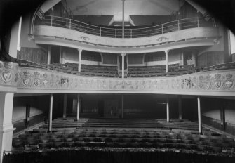 View looking towards theatre auditorium, Croft Road, Hawick. Since demolished.