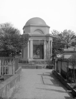 View of Burn's Mausoleum.