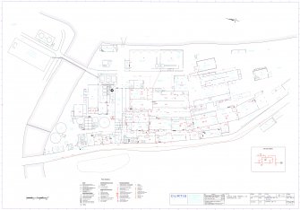 Ground floor site plan of 'Curtis Fine Papers Ltd' created in Autocad