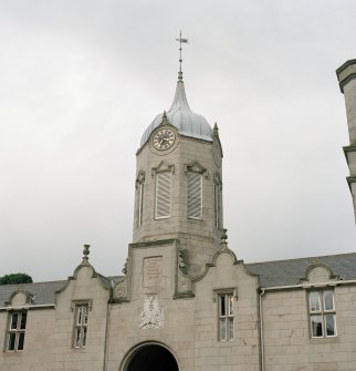 Detail of clock tower.