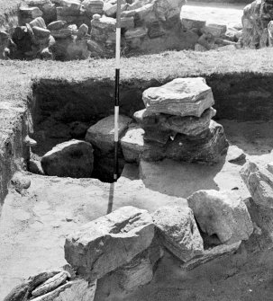 Panoramic view of excavations at Bruach Ban.