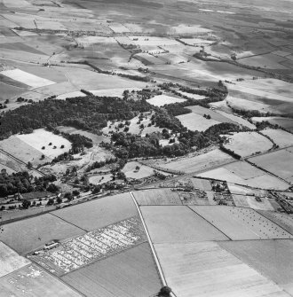 Crawford Priory Estate, Cults, general view.  Oblique aerial photograph taken facing south.