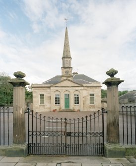 View with gatepiers from NW.