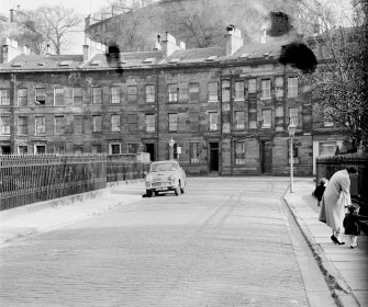 View of India Place at the junction with Mackenzie Place.
General view of street front prior to demolition.