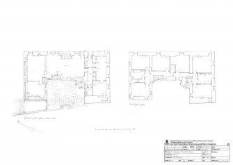 Ground and First floor plans