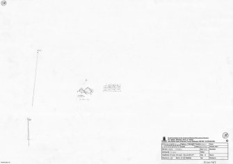 RCAHMS survey drawing: Plan of Hare Stanes stone circle