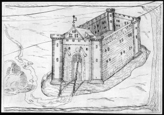 Sketch of castle.