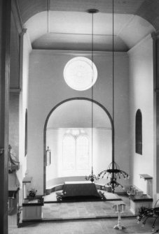 Interior view of Canongate Church.