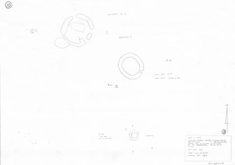 RCAHMS survey drawing: Plan of Sands of Forvie Cairn.