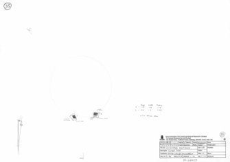 RCAHMS survey drawing: Plan of Druidstone Stone Circle