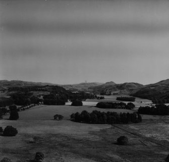 Kilmartin, general view, showing Ri Cruin and Nether Largie.  Oblique aerial photograph taken facing north-east.  This image has been produced from a print.