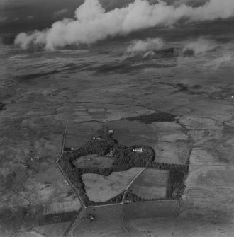 Foreland House, Islay.  Oblique aerial photograph taken facing north.  This image has been produced from a print.