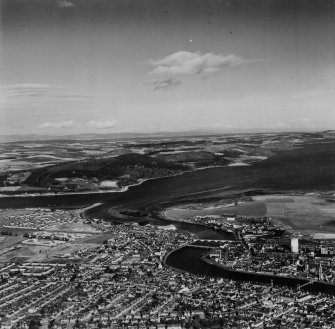 Inverness and Moray Firth, general view.  Oblique aerial photograph taken facing north.  This image has been produced from a print.