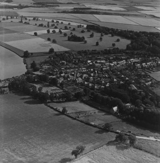 Coldstream, general view, showing Hope Park and High Street.  Oblique aerial photograph taken facing south.  This image has been produced from a print.