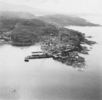 Mallaig, general view.  Oblique aerial photograph taken facing south.  This image has been produced from a print.