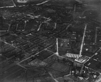 Glasgow, general view, showing Broad Street and Baltic Street.  Oblique aerial photograph taken facing south-west.  This image has been produced from a print.