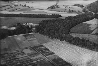 Dobbie and Co. Melville Nurseries, Gilmerton Road, Edinburgh.  Oblique aerial photograph taken facing north.  This image has been produced from a print.