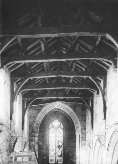 Interior.
View of nave and roof.