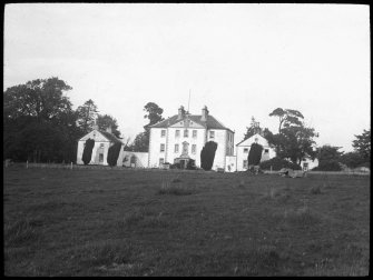 Airds House
Distant view of front facade 
Lantern slide
