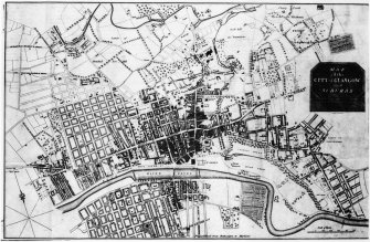  Glasgow Map. P Fleming. 1808.

Insc: 'Map of the City of Glasgow and Suburbs'.
