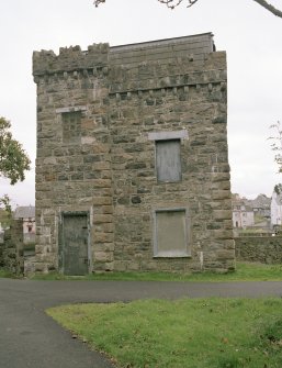 General view of building within Lews Castle policies, Stornoway, taken from the north west.