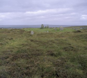 General view of Chambered Cairn taken from the south east.