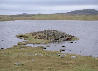 General view of Loch An Duna Broch taken from the north.
