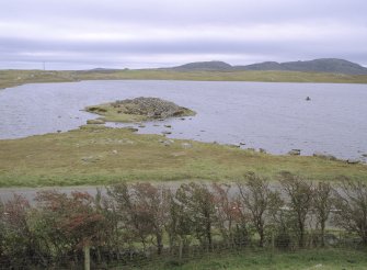 General view of Loch An Duna Broch taken from the north.