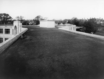 View across rooftop at St Raphael's Hospital, Blackford Avenue, Edinburgh.