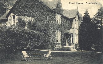 View of Forth House and garden
