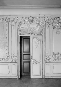 Interior.
W wing, principal floor, drawing room, detail of doorway.