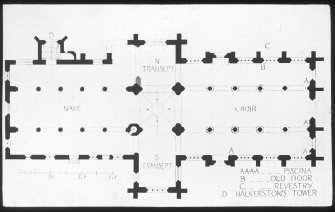 Perth, St John's Place, St John's Church.
Photographic copy of plan.