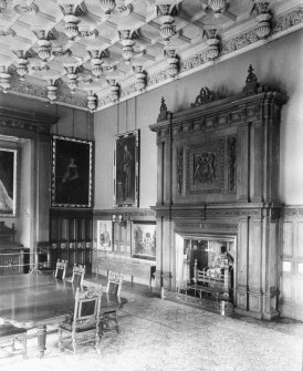 Interior. View of dining room.