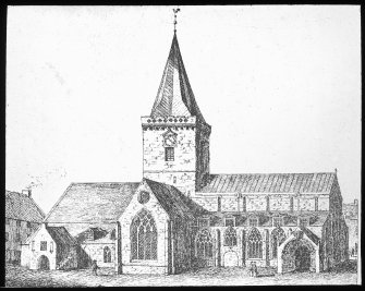 Perth, St John's Place, St John's Church.
Photographic copy of drawing showing general view.