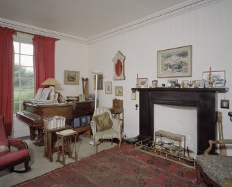 Interior. View of  drawing room from E