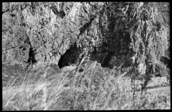 Keil Point Caves, from left to right; Tinkers, Big & Pipers.
Dr McFarlane