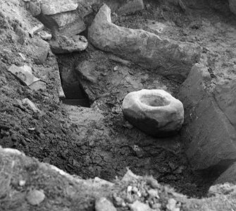 Interior of Iron Age structure - Potters workshop.