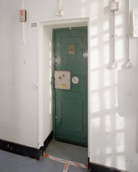 Interior. C Hall. 3rd floor. Typical cell door
