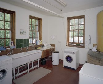 Interior. Ground floor. laundry. View from NW
