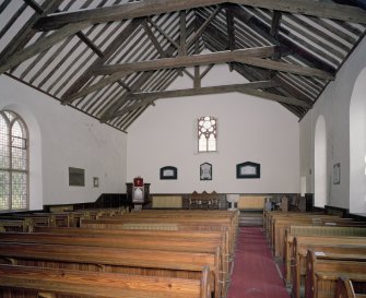 Interior. View from S towards pulpit