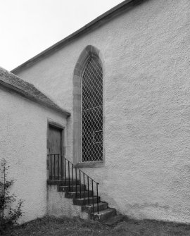 S Entrance porch. To vestry and pulpit. Detail