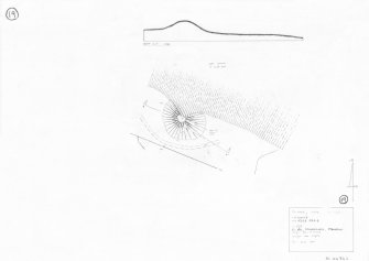 400dpi scan of DC44342 RCAHMS plan of Tillydrone Motte