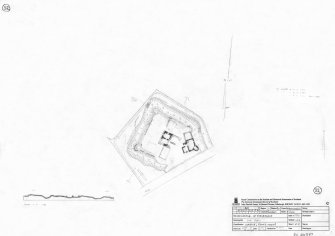 400dpi scan of DC44357 RCAHMS plan of Castle of Esslemont