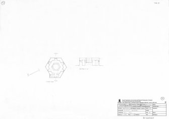 400 dpi scan of DC44520 RCAHMS plan and section of pill-box