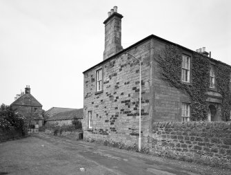 Farmhouse and steading from south west