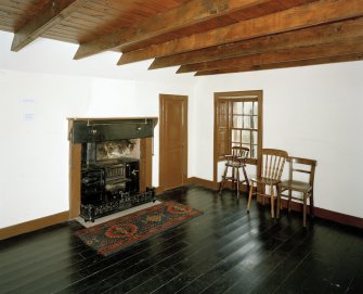 Interior, view of 3rd fl West room from East