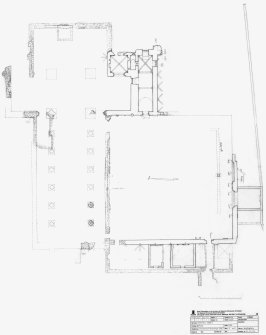 Ground Floor Plan of Kinloss Abbey
