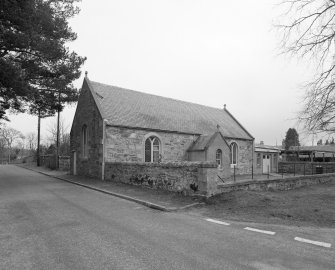 Church hall. View from W