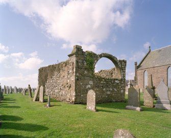 Old Church ruin. View from NNE